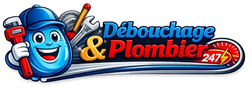 Debouchage Aubange 247 logo plombier urgence - Débouchage canalisation WC éviers intervention rapide 24h/7j Aubange Belgique